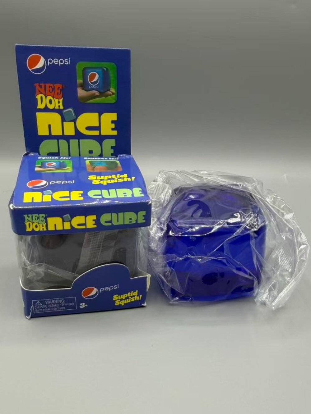 PEPSI Nice Cube Squishy  Nice Cube Squishy Fidget Stress Toy